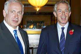 Blair with Netanyahou