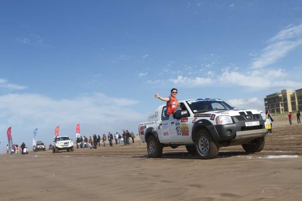 Departure of rally Aicha des Gazelles (Picture by Helene Clemenson for Morocco World News)