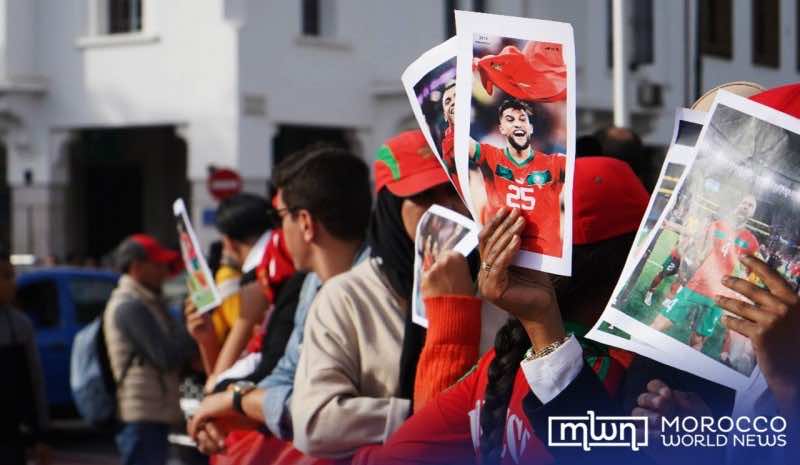 In Pictures Moroccan Fans Gear Up To Welcome Atlas Lions In Rabat