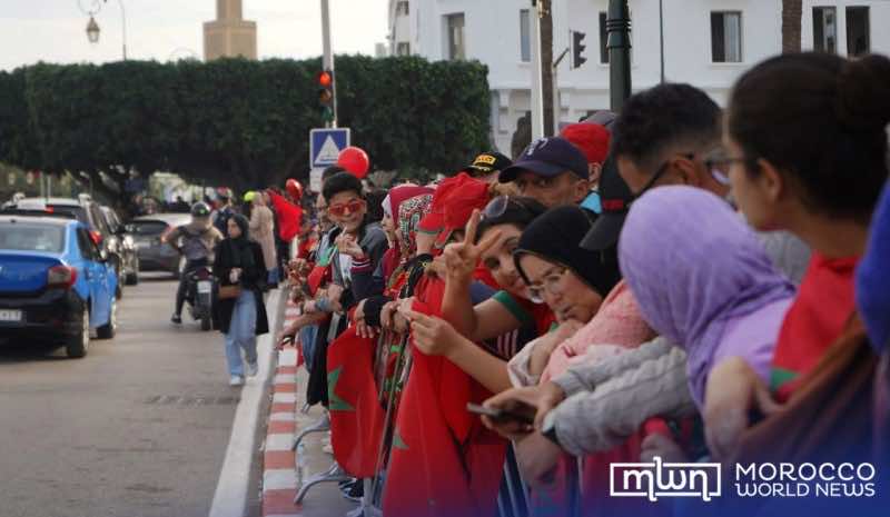 In Pictures Moroccan Fans Gear Up To Welcome Atlas Lions In Rabat