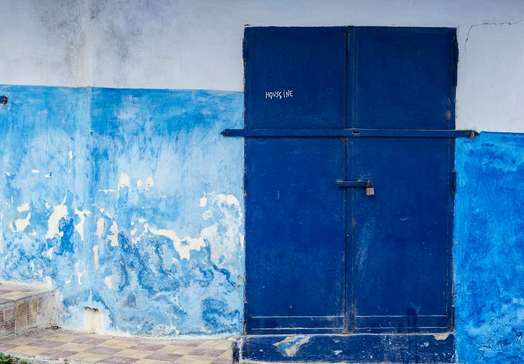 One of many of the doors in Oudayas on April 11, 2017 in Rabat Morocco. Photo by Tyler Brock Morocco World News.