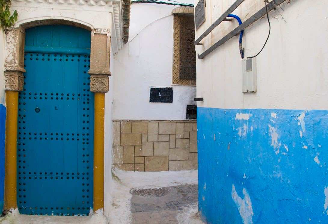 One of many of the doors in Oudayas on April 11, 2017 in Rabat Morocco. Photo by Tyler Brock Morocco World News.