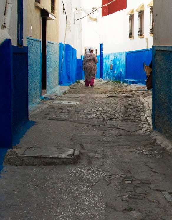 One of many of the doors in Oudaya on April 11, 2017 in Rabat Morocco. Photo by Tyler Brock/ Morocco World News