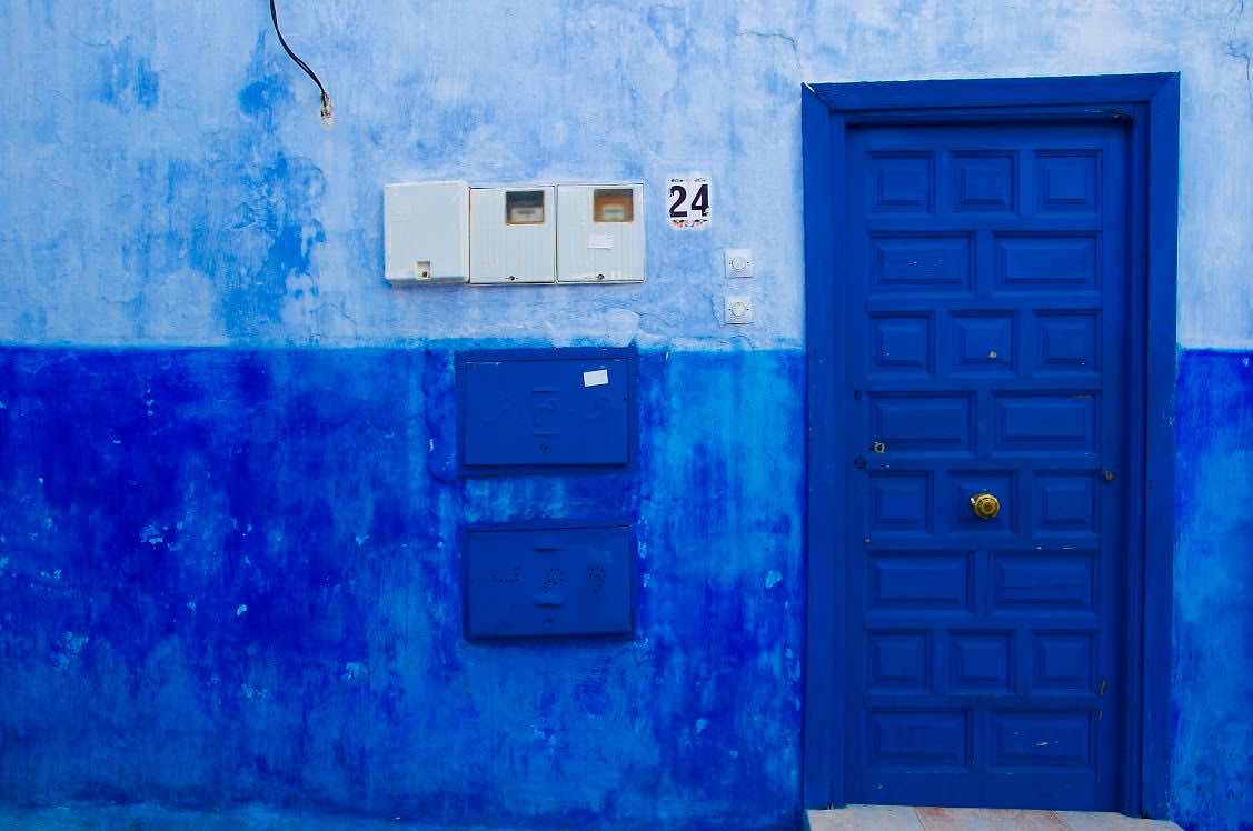 One of many of the doors in Oudayas on April 11, 2017 in Rabat Morocco. Photo by Tyler Brock/ Morocco World News