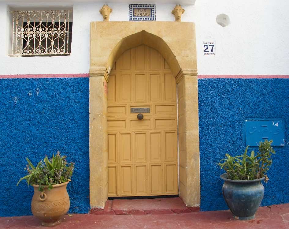 One of many of the doors in Oudayas on April 11, 2017 in Rabat Morocco. Photo by Tyler Brock/ Morocco World News