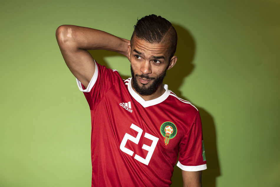 Hakim Ziyech of Morocco poses during the official FIFA World Cup News  Photo - Getty Images