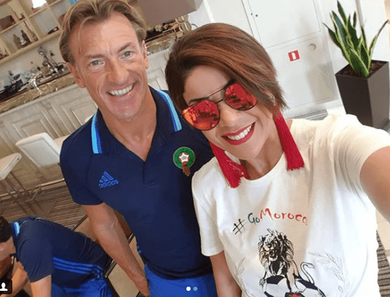Leila Hadioui Shares a Picture with Hervé Renard, Gets Laughed At