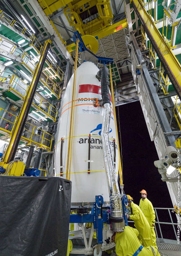 First Photos Of Mohammed VI-B Satellite Installation Emerge Before Launch