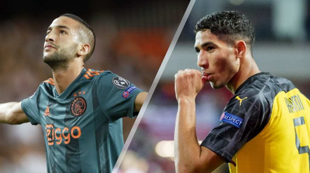 Morocco S Hakimi And Ziyech Shine In Second Round Of Champions League