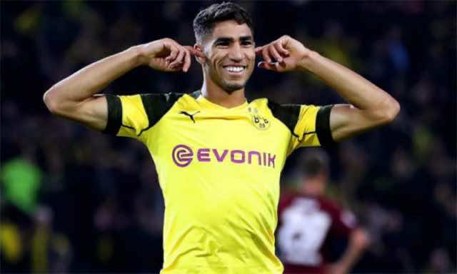 Morocco’s Achraf Hakimi is Fastest Player in Bundesliga’s History