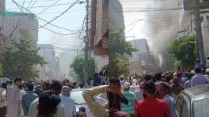 Pakistani Flight Pk 303 Crashes Into Homes In Karachi 107 Onboard