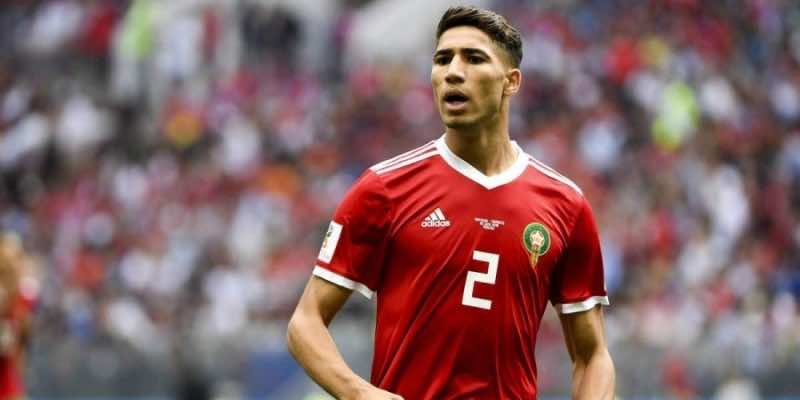 Achraf Hakimi Is Top Valued Footballer on Morocco's National Team