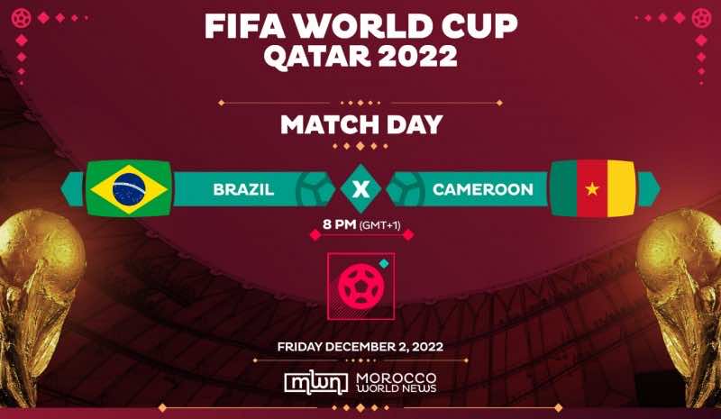 World Cup 2022: Cameroon - Brazil: Game time and where to watch the 2022  Qatar World Cup match from the USA