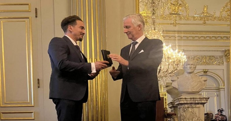 Moroccan-Belgian Ibrahim Ouassari Receives Order of Leopold II