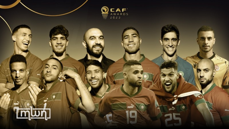 CAF Awards: Siete jugadores marroquíes compiten por el Balón de Oro africano  2023