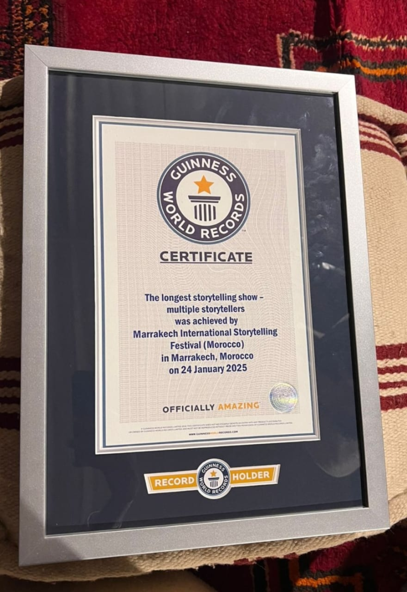 Over 100 storytellers from around the world succeeded in breaking the Guinness World Record of just over 80 hours of non-stop tales